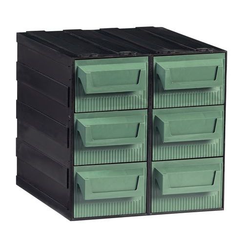6 gavetas 22,5 x 26,3 x 22,8 cm 6 gavetas 22,5 x 26,3 x 22,8 cm