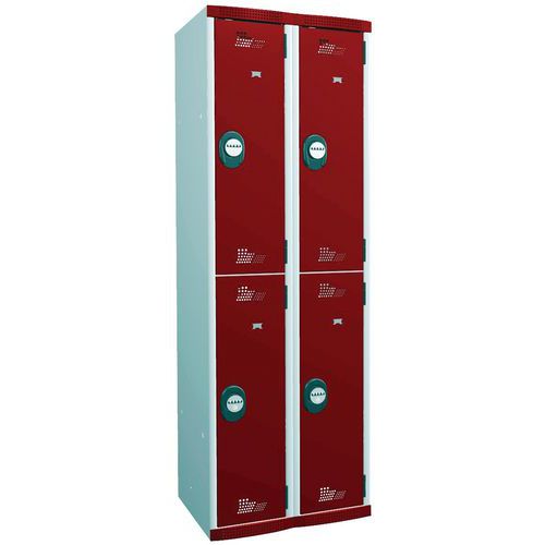 Cacifo multicompartimentos com cabides Seamline Optimum – Com base – Acial Cacifo multicompartimentos com cabides Seamline Optimum – Com base – Acial