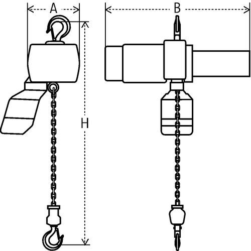 A: largura totalB: profundidade totalH: altura total A: largura totalB: profundidade totalH: altura total