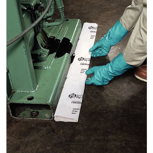 dobre-o como um rolo para evitar as fugas