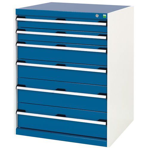 Armário de oficina com gavetas Bott SL-87 - 100 cm de altura Armário de oficina com gavetas Bott SL-87 - 100 cm de altura