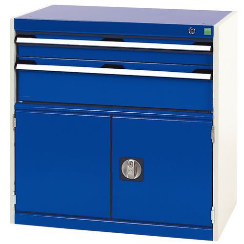 Armário de oficina com gavetas Bott SL-85 - 80 cm de altura Armário de oficina com gavetas Bott SL-85 - 80 cm de altura