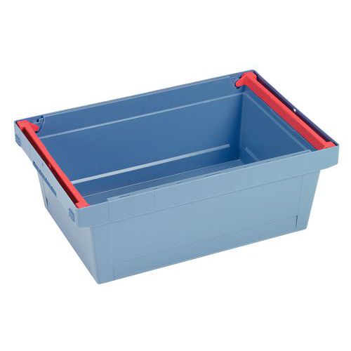 Caixa empilhável de distribuição com asas - Comprimento 400 e 600 mm - 16 a 47 L Caixa empilhável de distribuição com asas - Comprimento 400 e 600 mm - 16 a 47 L