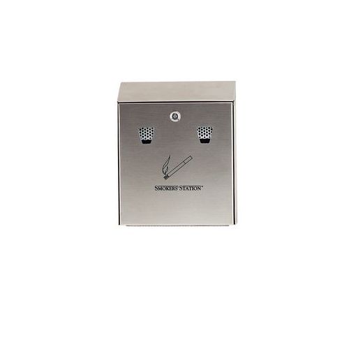 Cinzeiro de parede em aço inoxidável - 3 l