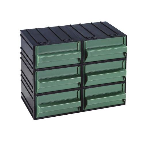 6 gavetas 22,5 x 13,3 x 16,9 cm 6 gavetas 22,5 x 13,3 x 16,9 cm