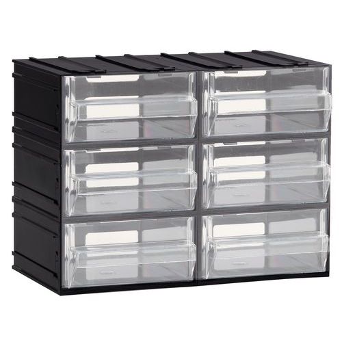 6 gavetas 22,5 x 13,3 x 16,9 cm 6 gavetas 22,5 x 13,3 x 16,9 cm