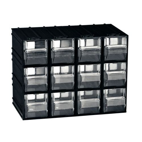 12 gavetas 22,5 x 13,3 x 16,9 cm 12 gavetas 22,5 x 13,3 x 16,9 cm