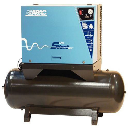 Compressor insonorizado com correia sobre reservatório - 5,5 CV Compressor insonorizado com correia sobre reservatório - 5,5 CV