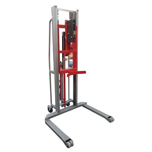Elevador para bidões de metal e de plástico – capacidade de carga de 300 kg Elevador para bidões de metal e de plástico – capacidade de carga de 300 kg