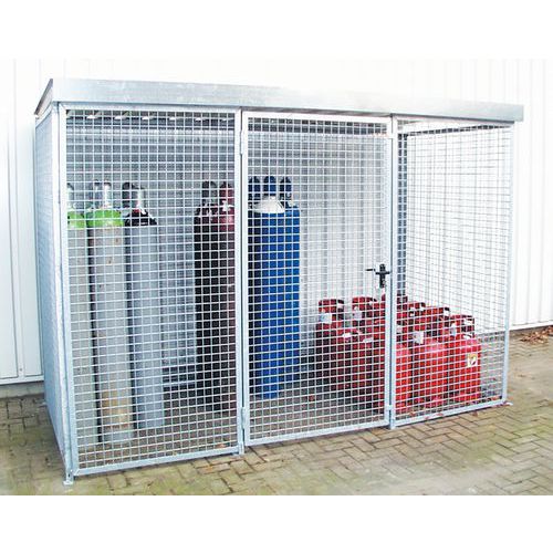 Cabina de armazenamento de botijas de gás - 1 porta