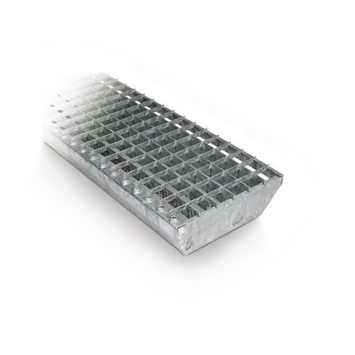 Piso gradeado para escadas - Em placas Piso gradeado para escadas - Em placas