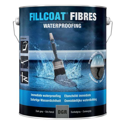 Fibras de reparação impermeabilizantes em cinzento-escuro para telhados de todos os suportes – Rust-Oleum Fibras de reparação impermeabilizantes em cinzento-escuro para telhados de todos os suportes – Rust-Oleum