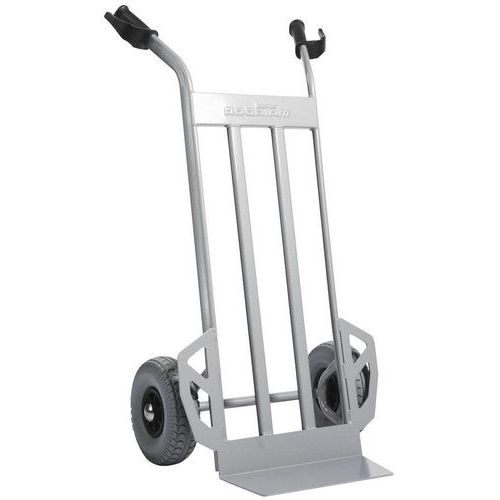 Transportador em aço com aba fixa – rodas antifuros – capacidade de 350 kg Transportador em aço com aba fixa – rodas antifuros – capacidade de 350 kg
