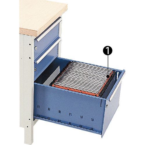 Solução de arrumação para gaveta Modul - Para pastas suspensas Solução de arrumação para gaveta Modul - Para pastas suspensas