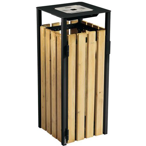 Caixote de lixo Eden 110 L e cinzeiro de 1,5 L_Rossignol Pro Caixote de lixo Eden 110 L e cinzeiro de 1,5 L_Rossignol Pro