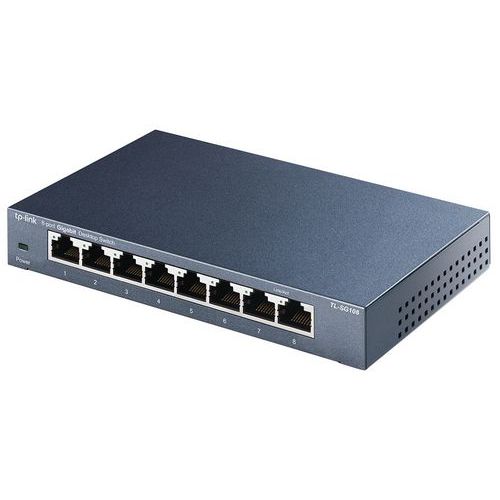 Comutador de secretária de 8 portas Gigabit – TL-SG108 – TP-Link Comutador de secretária de 8 portas Gigabit – TL-SG108 – TP-Link