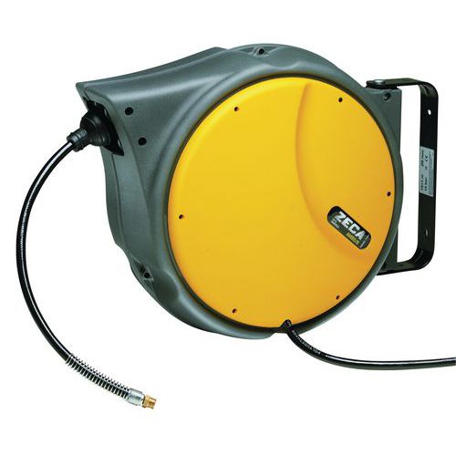 Enrolador de plástico para mangueira de ar comprimido Zeca – 16 m Enrolador de plástico para mangueira de ar comprimido Zeca – 16 m