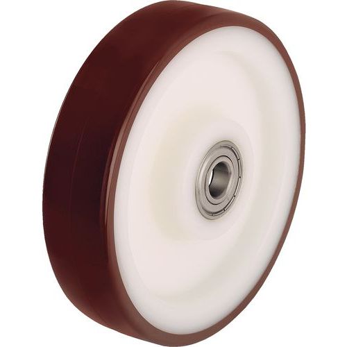 Roda - Capacidade de 200 a 700 kg - Rolamento de esferas Roda - Capacidade de 200 a 700 kg - Rolamento de esferas