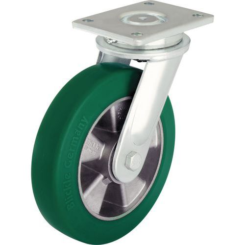 Rodízio giratório com placa – Capacidade de carga de 550 a 800 kg Rodízio giratório com placa – Capacidade de carga de 550 a 800 kg
