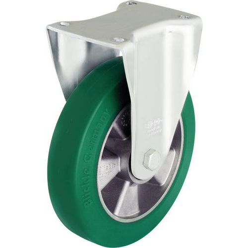 Rodízio fixo com placa - Capacidade de carga de 250 a 600 kg Rodízio fixo com placa - Capacidade de carga de 250 a 600 kg