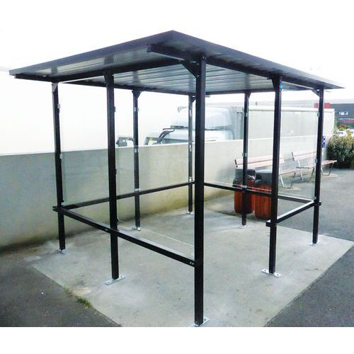 Abrigo para fumadores Beaufortain – 3,05x2,44 m – com retorno Abrigo para fumadores Beaufortain – 3,05x2,44 m – com retorno