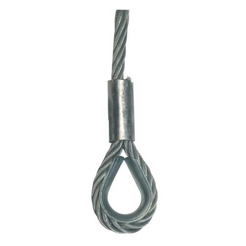 Cabo aço galvanizado trabalhado - Presilha adicional Cabo aço galvanizado trabalhado - Presilha adicional