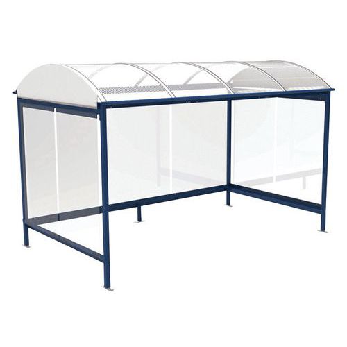 Abrigo para bicicletas Combrailles – 4 m – simples Abrigo para bicicletas Combrailles – 4 m – simples