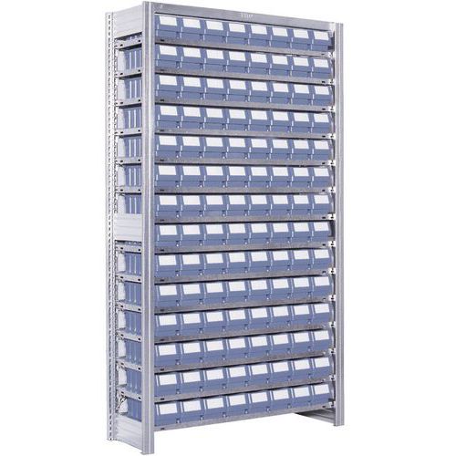 Estante com caixas-gavetas da série RK – profundidade: 524 mm Estante com caixas-gavetas da série RK – profundidade: 524 mm