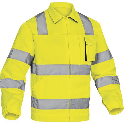 Casaco de trabalho alta visibilidade MACH2 em algodão / poliéster