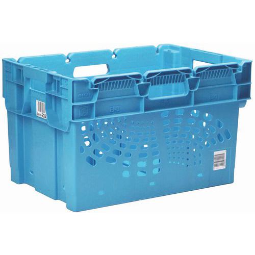Caixa empilhável por rotação – 400 mm de comprimento – 58 L – Utz Caixa empilhável por rotação – 400 mm de comprimento – 58 L – Utz