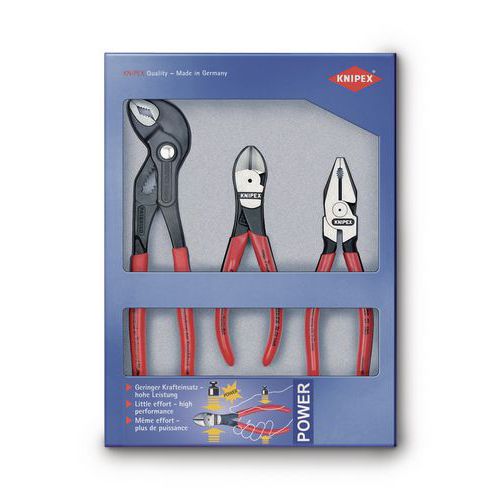 Conjunto de alicates para manutenção - 3 peças Conjunto de alicates para manutenção - 3 peças