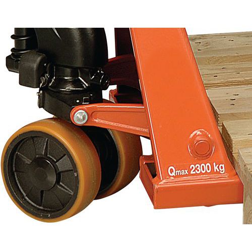 rodízio com capacidade para subir