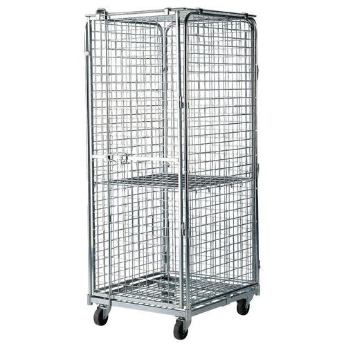 Contentor móvel de segurança RRS184 – base em aço – capacidade de 400 kg Contentor móvel de segurança RRS184 – base em aço – capacidade de 400 kg