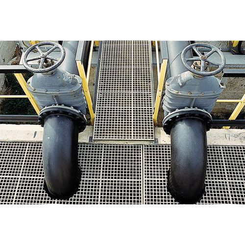 Piso gradeado suspenso Sécuriline® - Em placas Piso gradeado suspenso Sécuriline® - Em placas