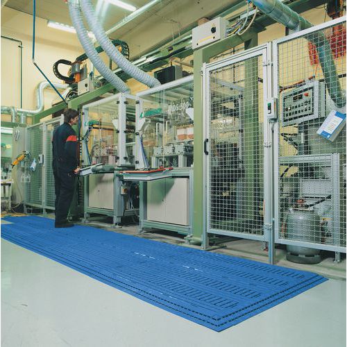 A utilizar em todas as situações em que o trabalho tenha de ser realizado em pé: máquinas, bancadas, mesas de embalar, balcões de receção, etc. A utilizar em todas as situações em que o trabalho tenha de ser realizado em pé: máquinas, bancadas, mesas de embalar, balcões de receção, etc.