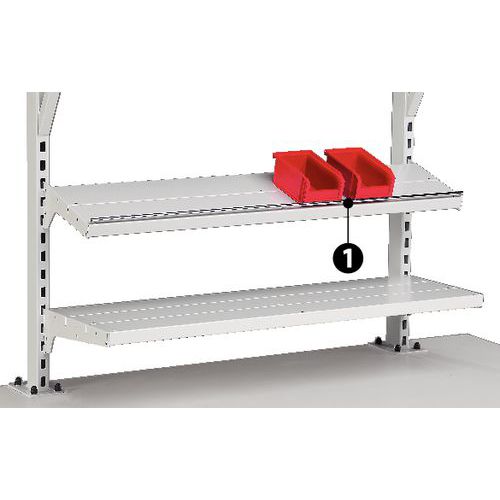 Prateleira para bancada Allround - Largura 125 cm Prateleira para bancada Allround - Largura 125 cm