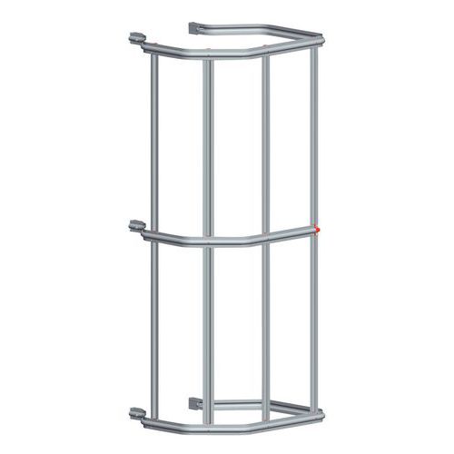 Saída lateral para escada com guarda-corpo – Tubesca Saída lateral para escada com guarda-corpo – Tubesca