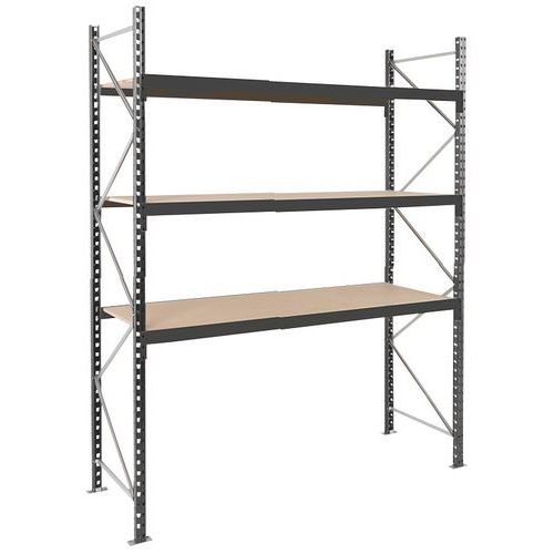 Estante pesada Rayvol – prateleiras em aglomerado Estante pesada Rayvol – prateleiras em aglomerado