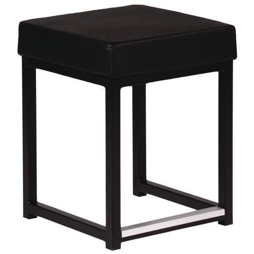 Banco Kubo Cube – estrutura e assento em imitação de couro Banco Kubo Cube – estrutura e assento em imitação de couro