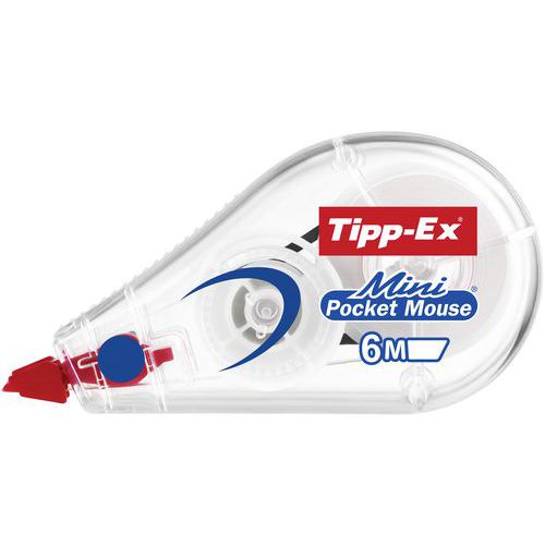 Fita corretora descartável Tipp-Ex Mini Pocket Mouse Fita corretora descartável Tipp-Ex Mini Pocket Mouse