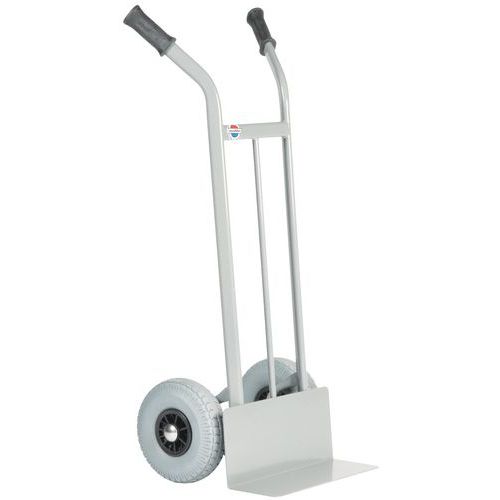Transportador em aço de 200 kg – Rodas antifuros Transportador em aço de 200 kg – Rodas antifuros
