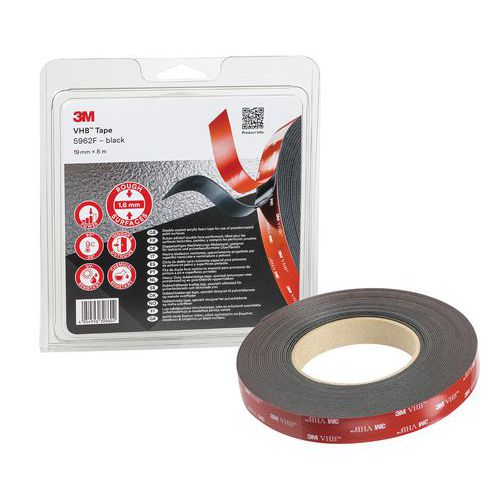 Fita adesiva de dupla face acrílica em espuma VHB™ – 5962F – 3M Fita adesiva de dupla face acrílica em espuma VHB™ – 5962F – 3M