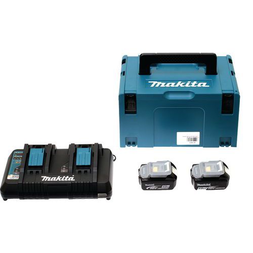 Conjunto de energia de 18 V com maleta MAKPAC – Makita Conjunto de energia de 18 V com maleta MAKPAC – Makita