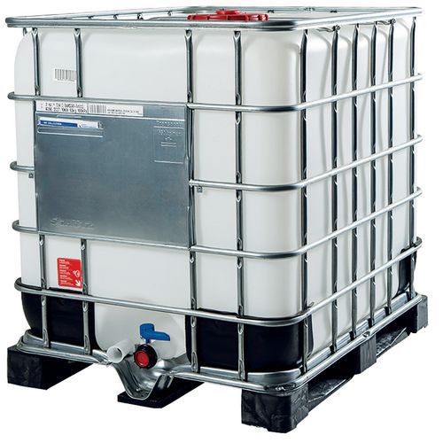 Cuba de 1000 L de transporte – Cuba + palete de plástico Cuba de 1000 L de transporte – Cuba + palete de plástico