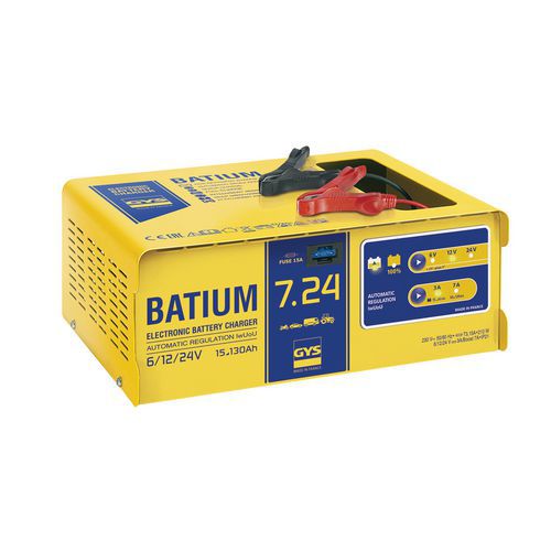 Carregador de bateria automático com microprocessador 6/12/24 V - Gys Carregador de bateria automático com microprocessador 6/12/24 V - Gys