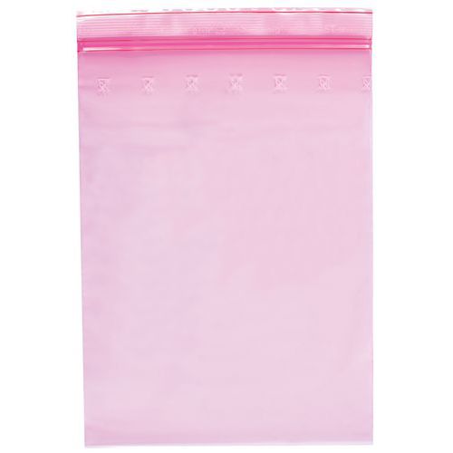 Saqueta em PE antiestática Minigrip® – 80µ – 100x150 Saqueta em PE antiestática Minigrip® – 80µ – 100x150