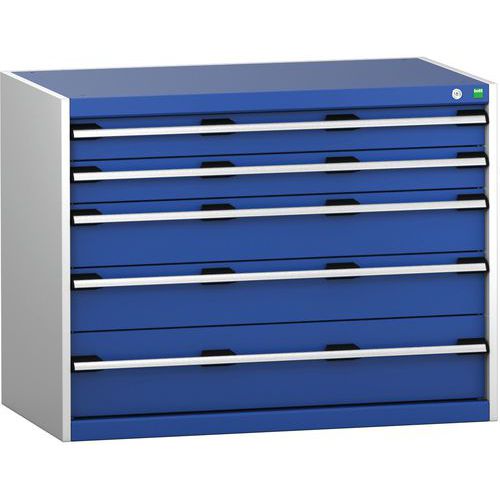 Armário de gavetas SL-1068-5.2 com 5 gavetas para carga pesada - BOTT Armário de gavetas SL-1068-5.2 com 5 gavetas para carga pesada - BOTT