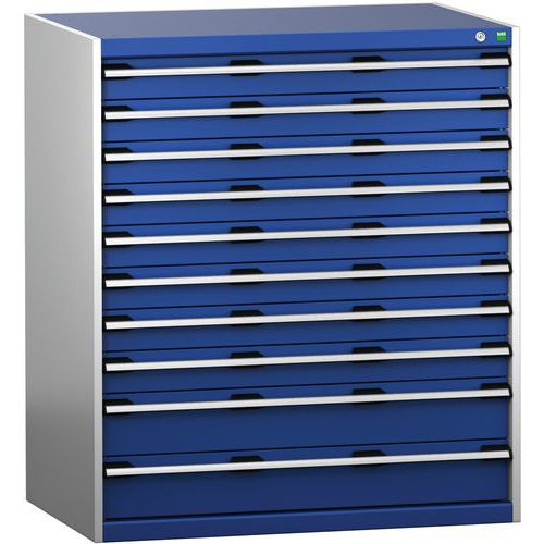 Armário de gaveta SL-10712-10.2 com 10 gavetas para carga pesada