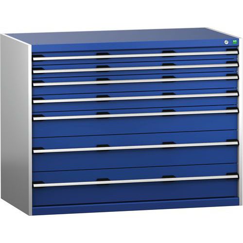 Armário de gaveta SL-13710-7.2 com 7 gavetas para carga pesada