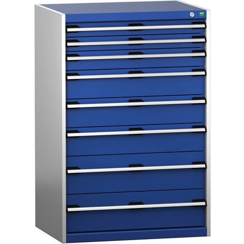 Armário de gavetas SL-8612-8.2 com 8 gavetas para carga pesada - BOTT Armário de gavetas SL-8612-8.2 com 8 gavetas para carga pesada - BOTT